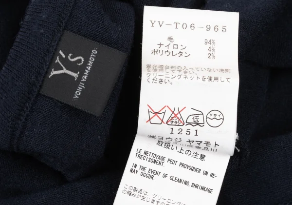 Y's Wool Blended Knit Top K-175094_013