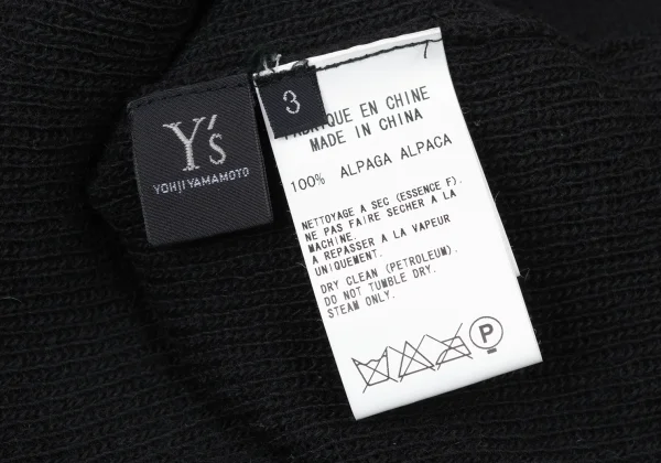 Y's Alpaca Raglan Sleeves Knit Sweater K-175095_012