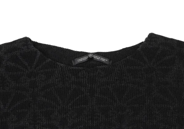 Y's Wool Graphic Printed Knit Sweater K-175096_004