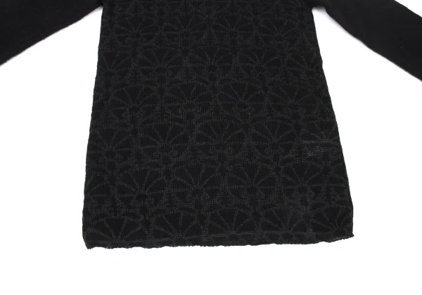 Y's Wool Graphic Printed Knit Sweater K-175096_007