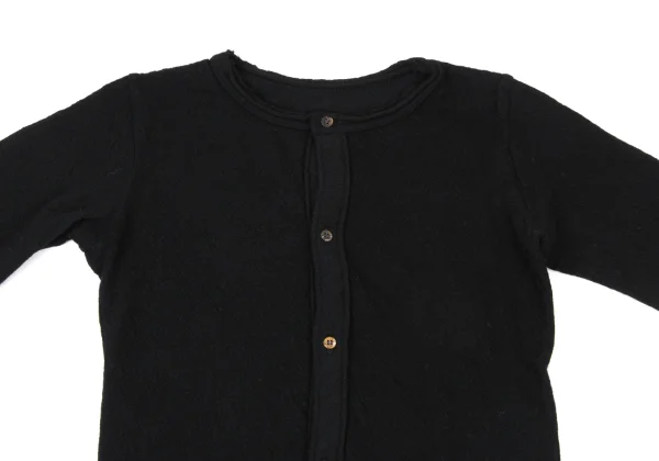 Y's Cut Off Wool Knit Cardigan K-175097_003