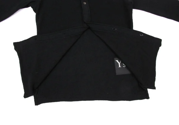 Y's Cut Off Wool Knit Cardigan K-175097_009