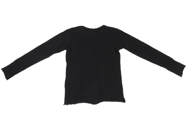 Y's Cut Off Wool Knit Cardigan K-175097_010