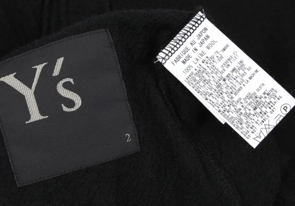 Y's Cut Off Wool Knit Cardigan K-175097_012