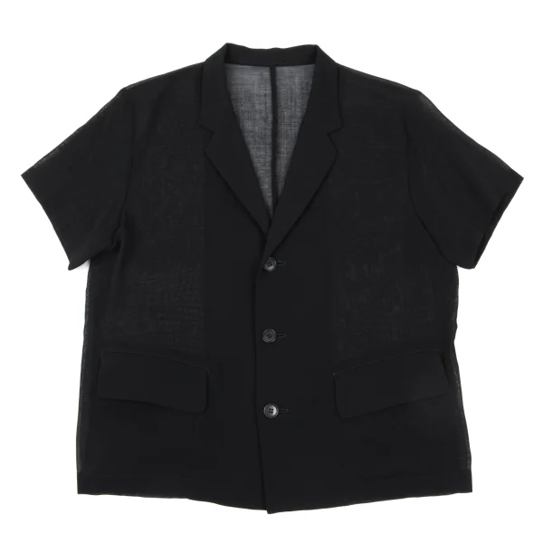 Y's Summer Wool Sheer Short Sleeves Jacket K-175098_002
