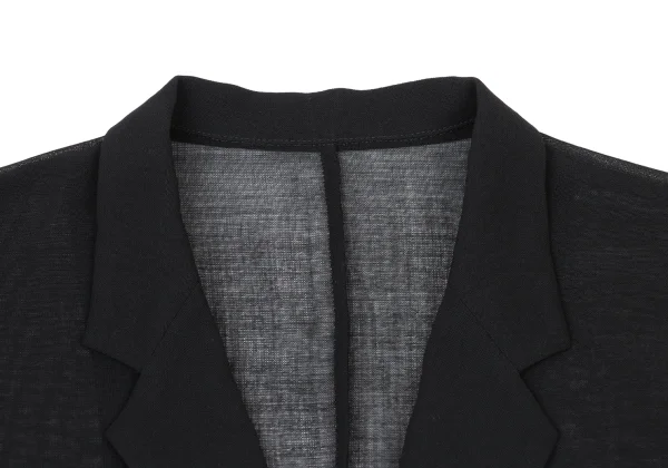 Y's Summer Wool Sheer Short Sleeves Jacket K-175098_004
