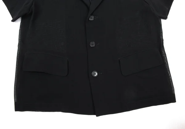 Y's Summer Wool Sheer Short Sleeves Jacket K-175098_007