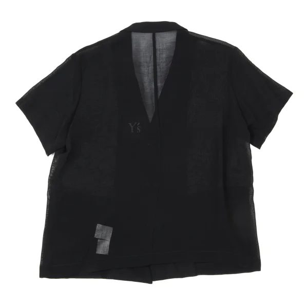 Y's Summer Wool Sheer Short Sleeves Jacket K-175098_010