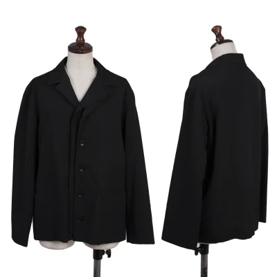 Y's Wool Gaba Layered Jacket