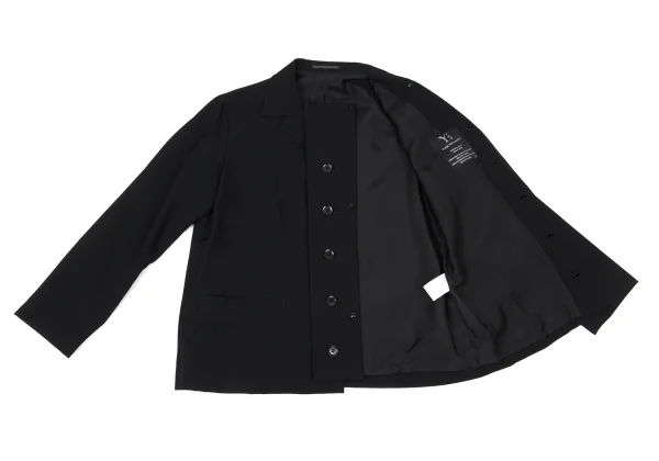Y's Wool Gaba Layered Jacket K-175099_012