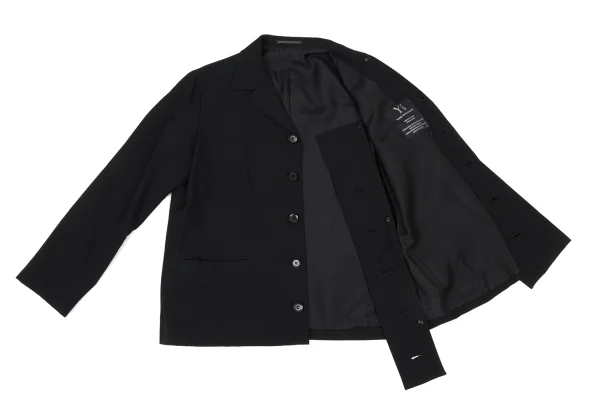 Y's Wool Gaba Layered Jacket K-175099_013