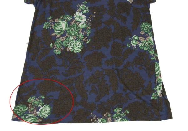 zucca Cotton Floral Printed Raglan T Shirt K-175103_007