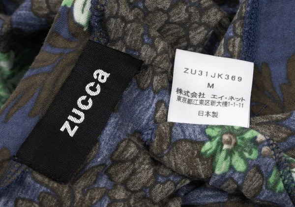 zucca Cotton Floral Printed Raglan T Shirt K-175103_013