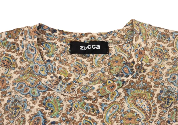 zucca Rayon Wool Paisley Printed T Shirt K-175104_004