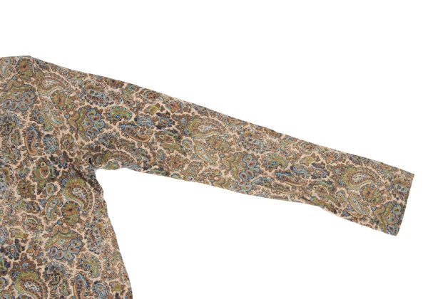 zucca Rayon Wool Paisley Printed T Shirt K-175104_005