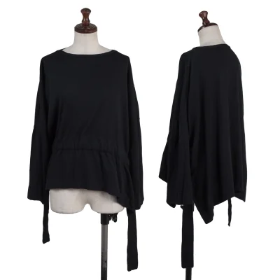 zucca Belted Cotton Wide T Shirt