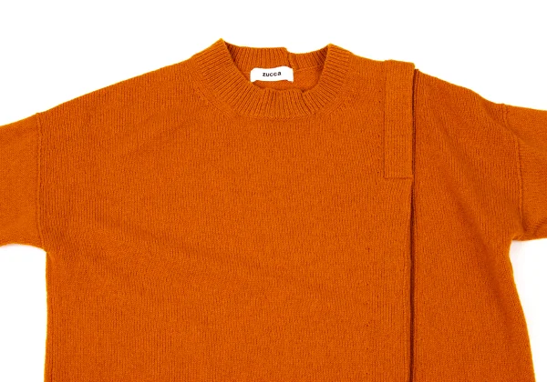 zucca Wool Knit Sweater Open Front Button  K-175107_003