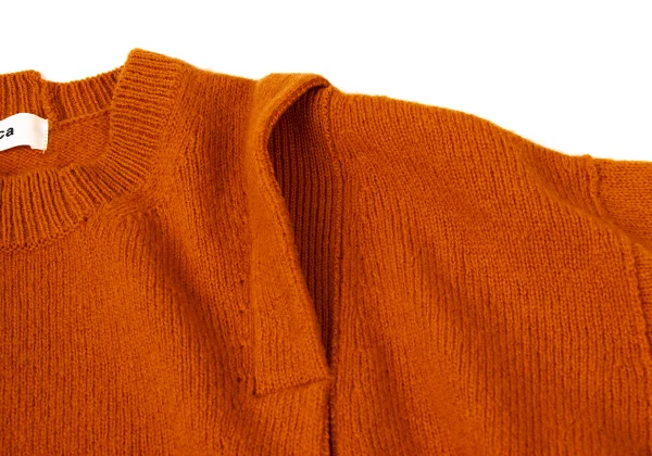 zucca Wool Knit Sweater Open Front Button  K-175107_006
