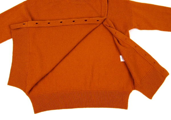 zucca Wool Knit Sweater Open Front Button  K-175107_012