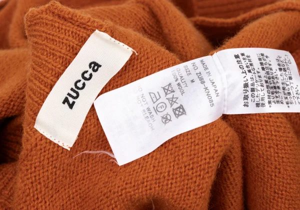 zucca Wool Knit Sweater Open Front Button  K-175107_015