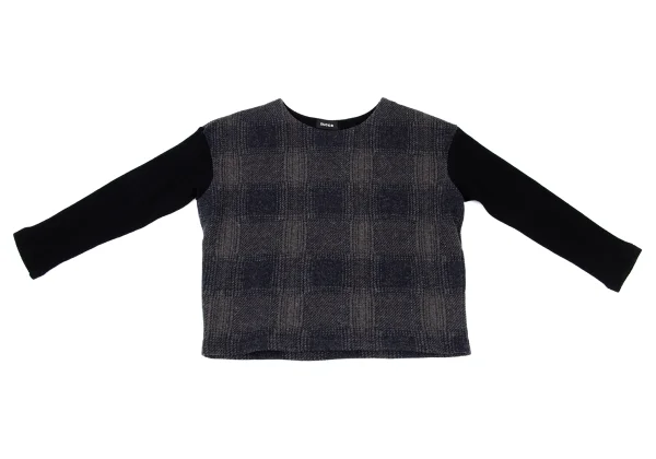 zucca Wool Blend Check Knit Sweater  K-175108_002