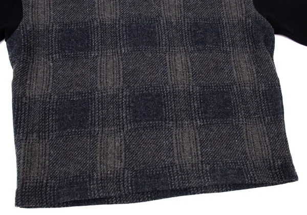 zucca Wool Blend Check Knit Sweater  K-175108_007