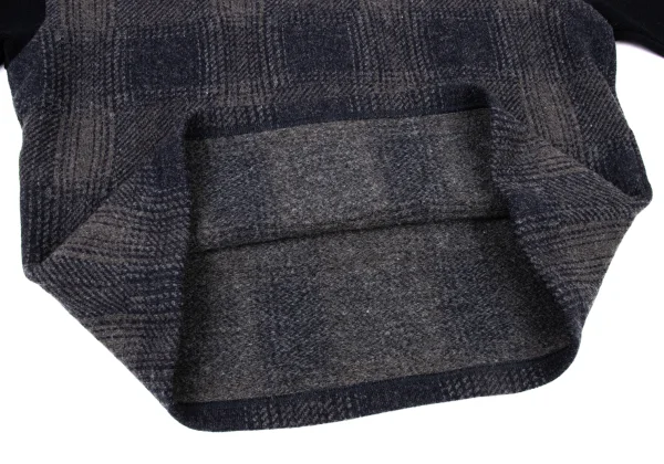 zucca Wool Blend Check Knit Sweater  K-175108_008