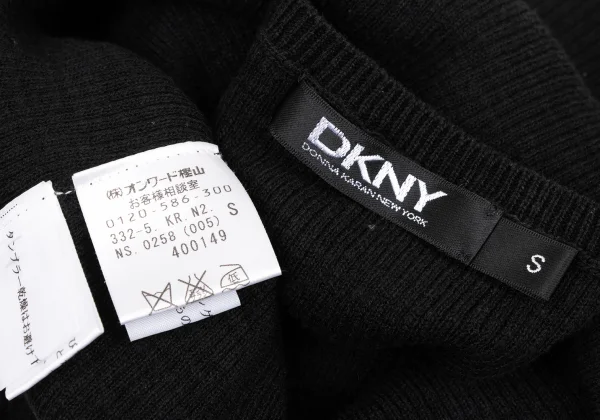 DKNY Cotton Blend Short Sleeve Ribbed Knit Top K-175111_009