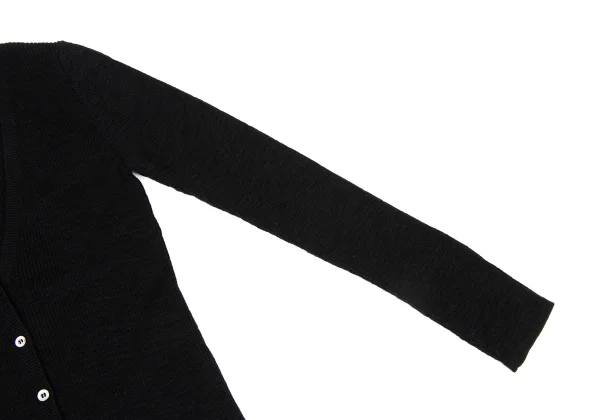 DKNY Cotton Blend V-neck Ribbed Knit Cardigan K-175112_006