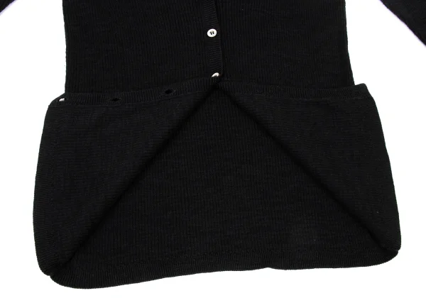 DKNY Cotton Blend V-neck Ribbed Knit Cardigan K-175112_009