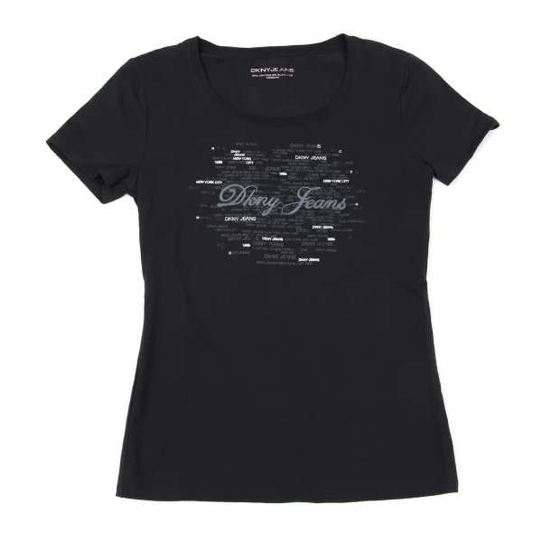 DKNY JEANS Logo Printed T Shirt Black M K-175113_001