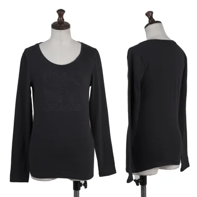 DKNY JEANS Micro Studs Logo Stretch T Shirt