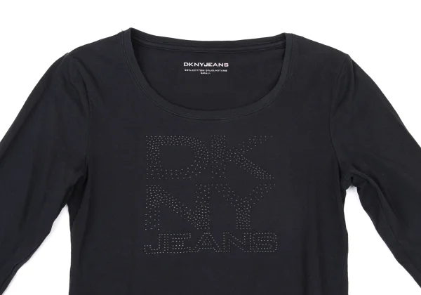 DKNY JEANS Micro Studs Logo Stretch T Shirt K-175114_003