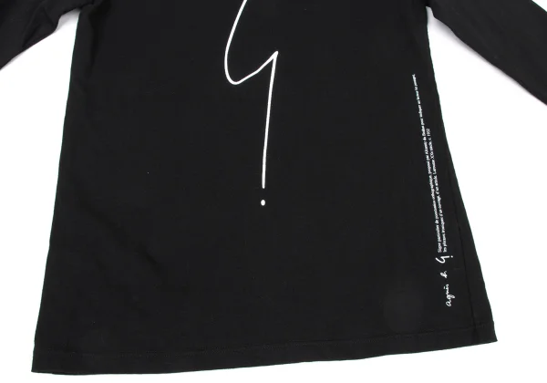 agnes b. Cotton Logo Printed T Shirt K-175115_008