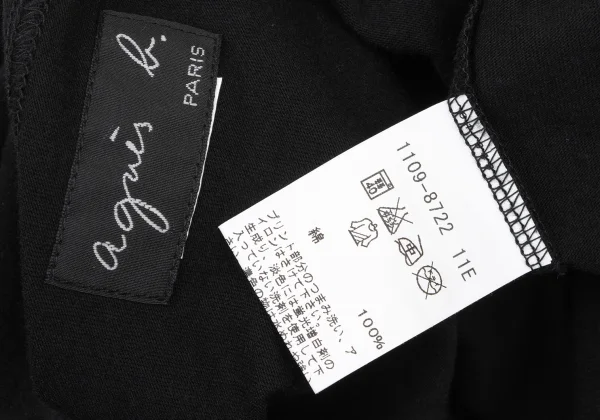 agnes b. Cotton Logo Printed T Shirt K-175115_014