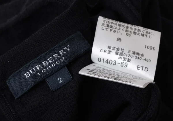 BURBERRY LONDON Cotton Sleeveless Top K-175116_013