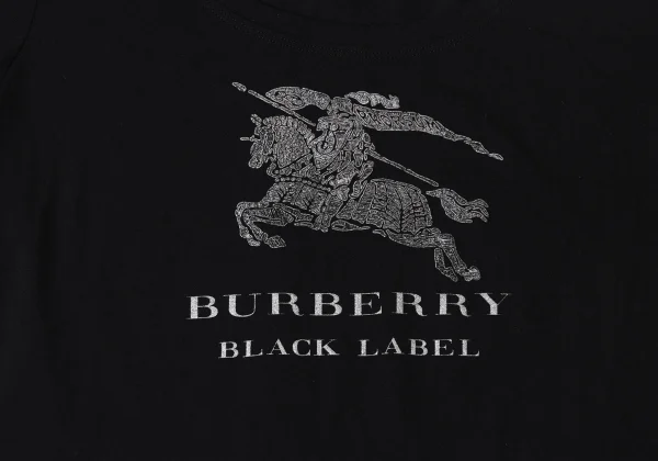BURBERRY BLACK LABEL Rayon Blend Logo Print Stretch T-shirt K-175117_004