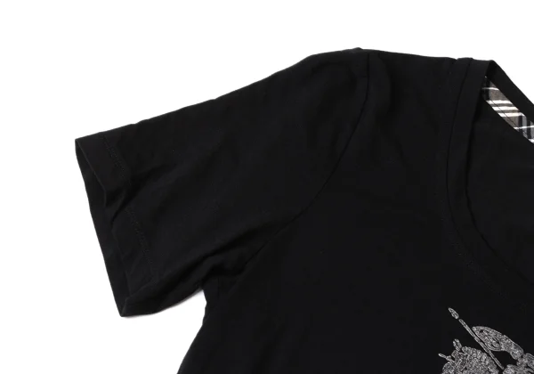 BURBERRY BLACK LABEL Rayon Blend Logo Print Stretch T-shirt K-175117_005