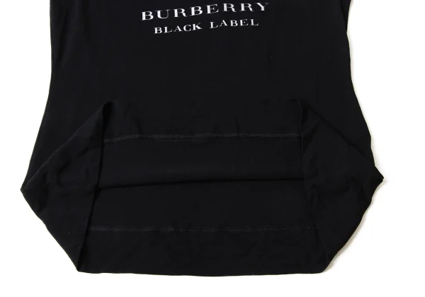 BURBERRY BLACK LABEL Rayon Blend Logo Print Stretch T-shirt K-175117_007