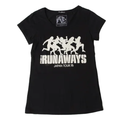 HYSTERIC GLAMOUR THE RUNAWEYS JAPAN TOUR Cotton Print T-shirt