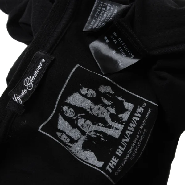 HYSTERIC GLAMOUR THE RUNAWEYS JAPAN TOUR Cotton Print T-shirt K-175118_012