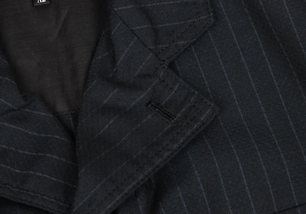COMME des GARCONS HOMME DEUX Poly Blend Striped Puckering Jacket K-175126_004