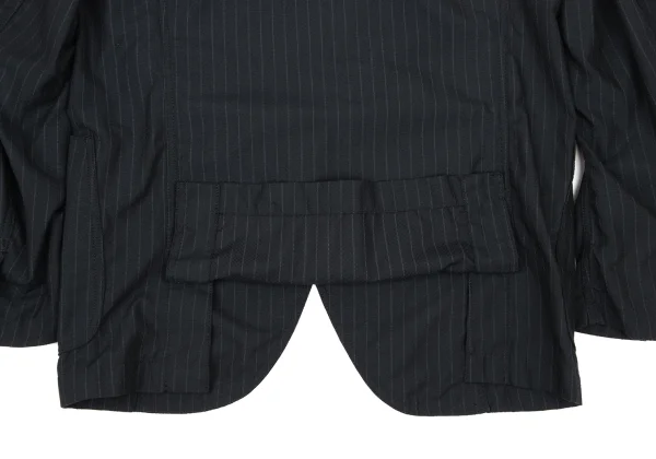 COMME des GARCONS HOMME DEUX Poly Blend Striped Puckering Jacket K-175126_014