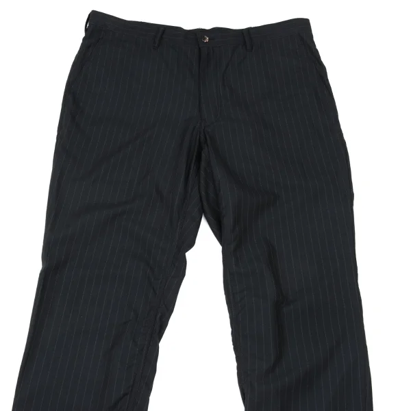 COMME des GARCONS HOMME DEUX Poly Blend Striped Puckering Pants K-175127_002