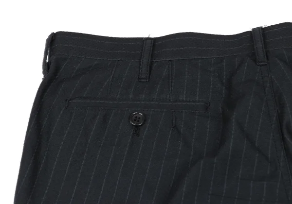 COMME des GARCONS HOMME DEUX Poly Blend Striped Puckering Pants K-175127_013