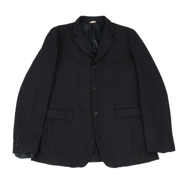 COMME des GARCONS HOMME DEUX Vest Docking Design Striped Jacket Navy XL K-175129_001