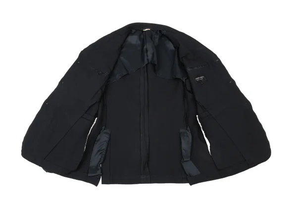 COMME des GARCONS HOMME DEUX Vest Docking Design Striped Jacket K-175129_014