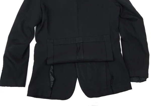 COMME des GARCONS HOMME DEUX Vest Docking Design Striped Jacket K-175129_016