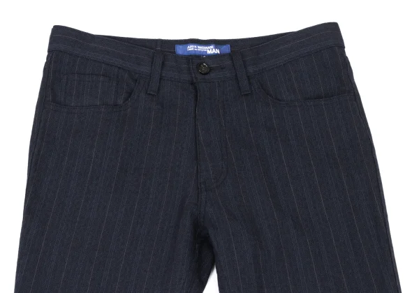 JUNYA WATANABE MAN COMME des GARCONS Wool Blend Stripe Pants K-175138_003
