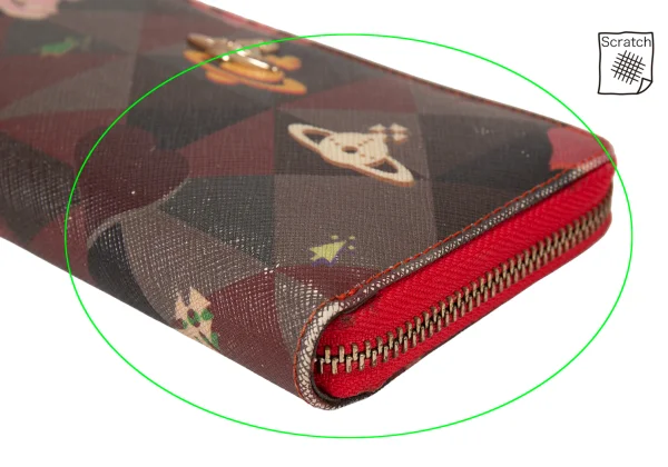 Vivienne Westwood LOGOMANIA Printed Zip-Around Long Wallet K-175145_006